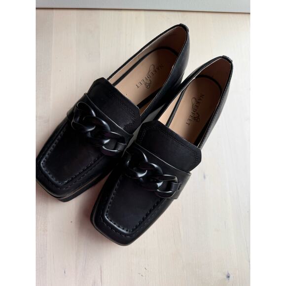 Nakedfeet PRIVY in BLACK Platform Loafers size 8 - Picture 8 of 11